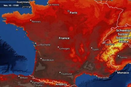 France : Canicule historique – 84 départements en vigilance orange, des températures record attendues jusqu’en milieu de semaine