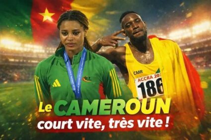 Athlétisme : Doublé historique pour le Cameroun – Eseme et Kole Etame en or sur 100 m aux Championnats d’Afrique 2026